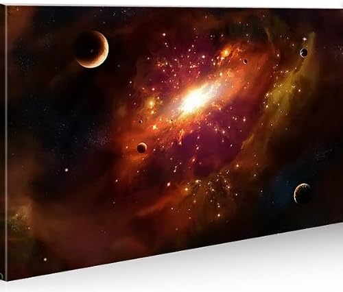 islandburner Bild Bilder auf Leinwand Universum 1p XXL Poster Leinwandbild Wandbild art up your life