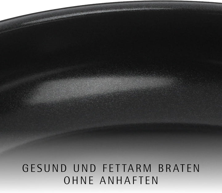 WMF Devil Bratpfanne 28 cm Induktion, Pfanne Keramikbeschichtung, Cromargan Edelstahl beschichtet, K