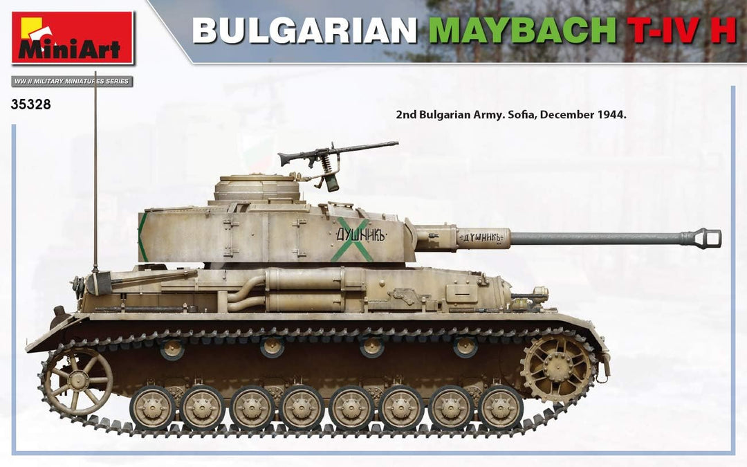 Miniart MIN35328 Bulgarischer Maybach T-IV H im Massstab 1:35 Plastikmodellbausatz, verschieden