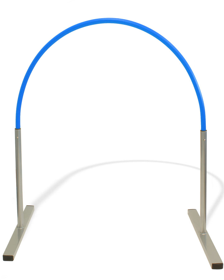 Hoopers Hoop mit Aluminiumfüssen und flexiblem Steckbogen, stabil & VDH-konform, Bogenfarbe Blau, bl