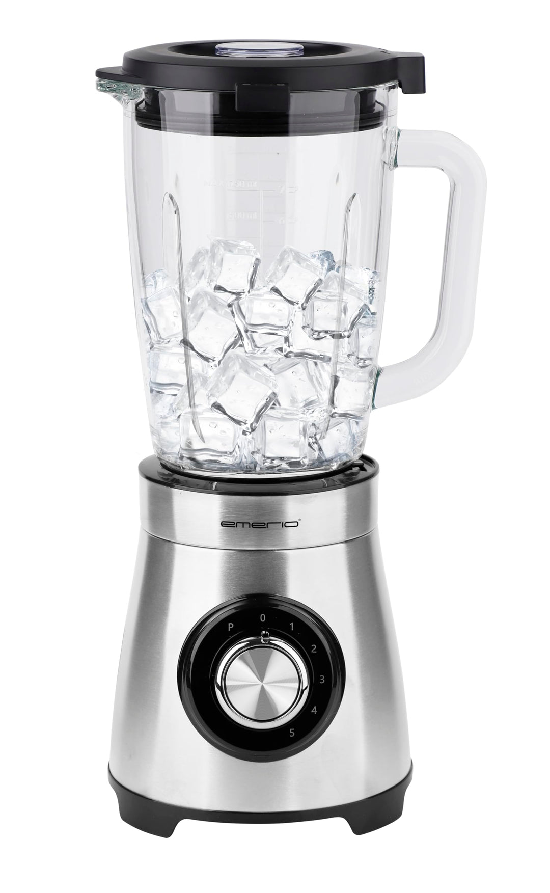 EMERIO Standmixer | 1.75L Glasbehälter | 1000 Watt Power | Crush Ice Funktion | 5 Geschwindigkeiten