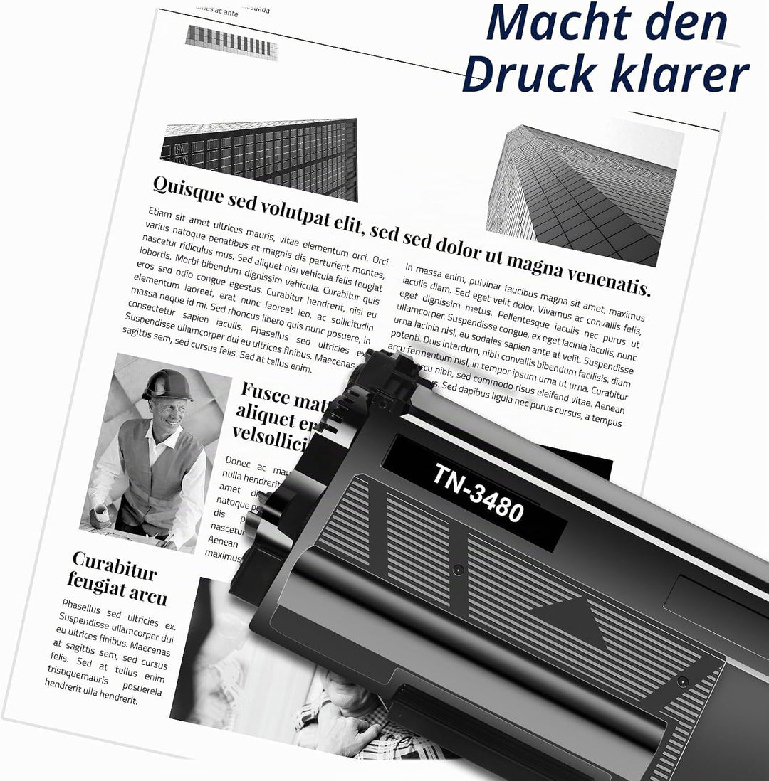 TN3480 Toner Kompatibel für Brother TN-3480 für Brother HL-L5100DN MFC-L5750DW Toner TN 3480 MFC-L57