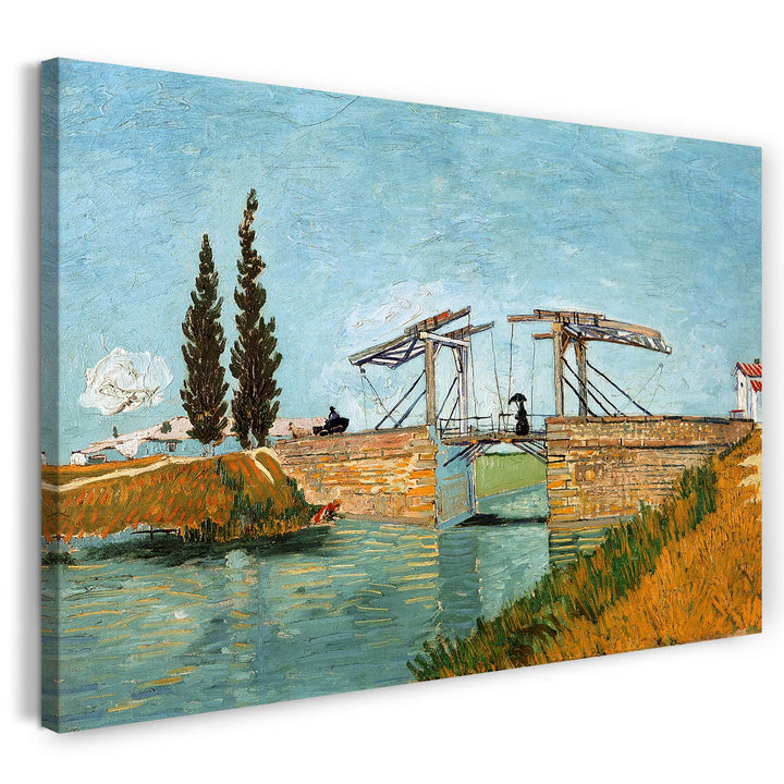 Printed Paintings Leinwand (80x60cm): Vincent Van Gogh - Brücke von Langlois (1888) 80x60 cm, 80x60