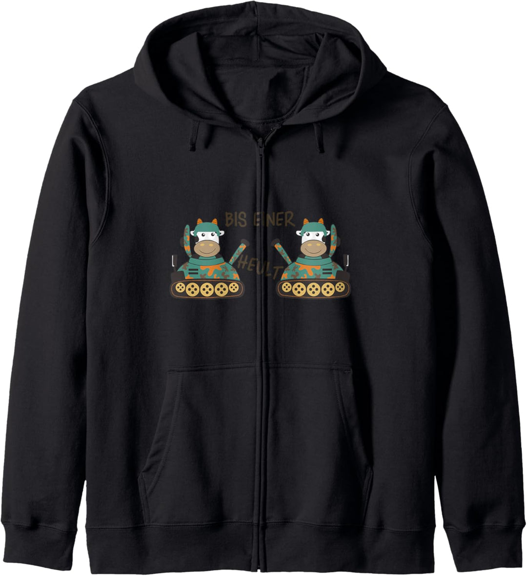 Bis einer heult Panzer Kapuzenjacke