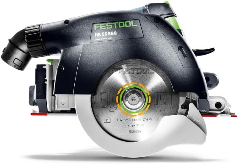 Festool Handkreissäge HK 55 EBQ-Plus-FSK 420 (mit Kreissägeblatt, Innensechskantschlüssel, Kappschie