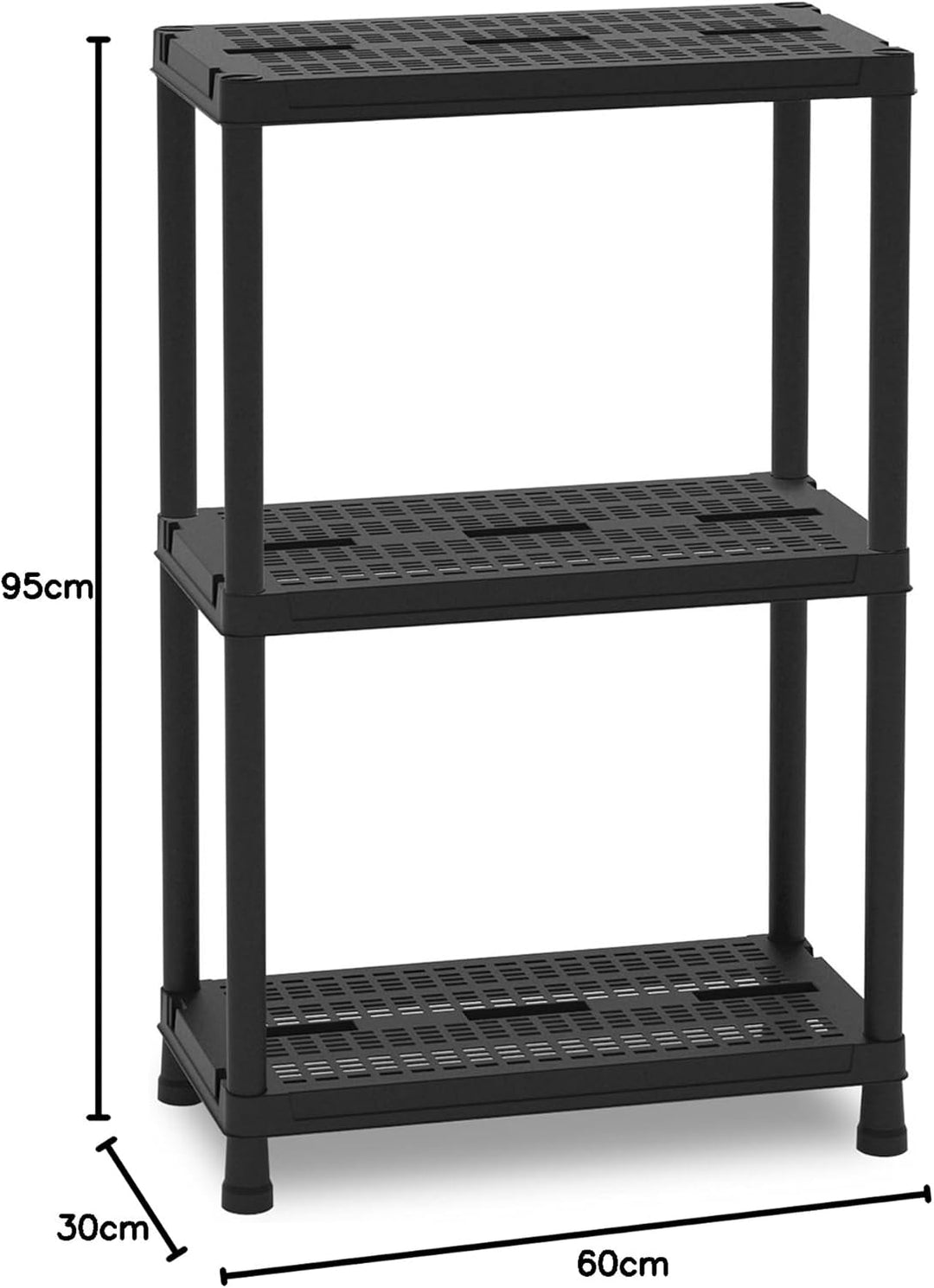 Toomax Z141P041 Kunststoffregal Universal Vent 63-3 Ripiani 141