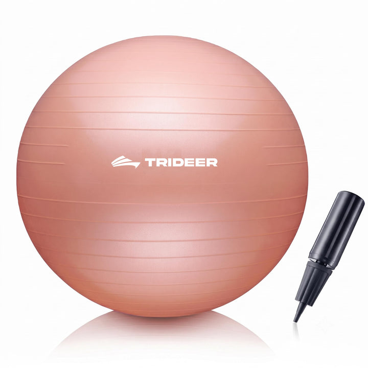 Trideer Gymnastikball – Ergonomischer Sitzball für Büro & Zuhause, Yoga Ball/Pilates Ball für Traini