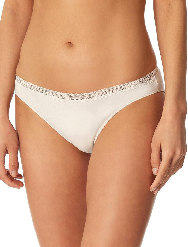 Schiesser Damen 2 PACK Midi Slip Unterwäsche - Modal Essentials 42 Mehrfarbig Beige_180073, 42 Mehrf