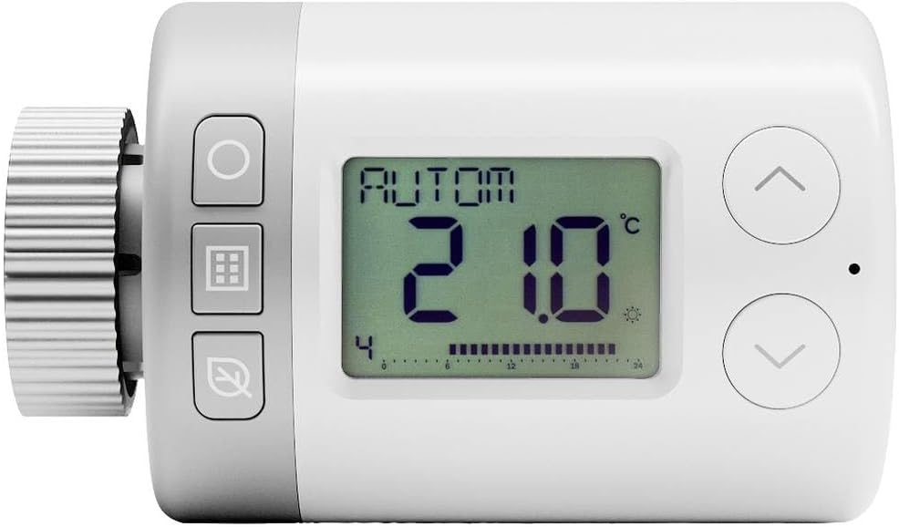 Honeywell HR10R Rondostat Heizkörperthermostat elektronisch 5 bis 30 °C, Weiss