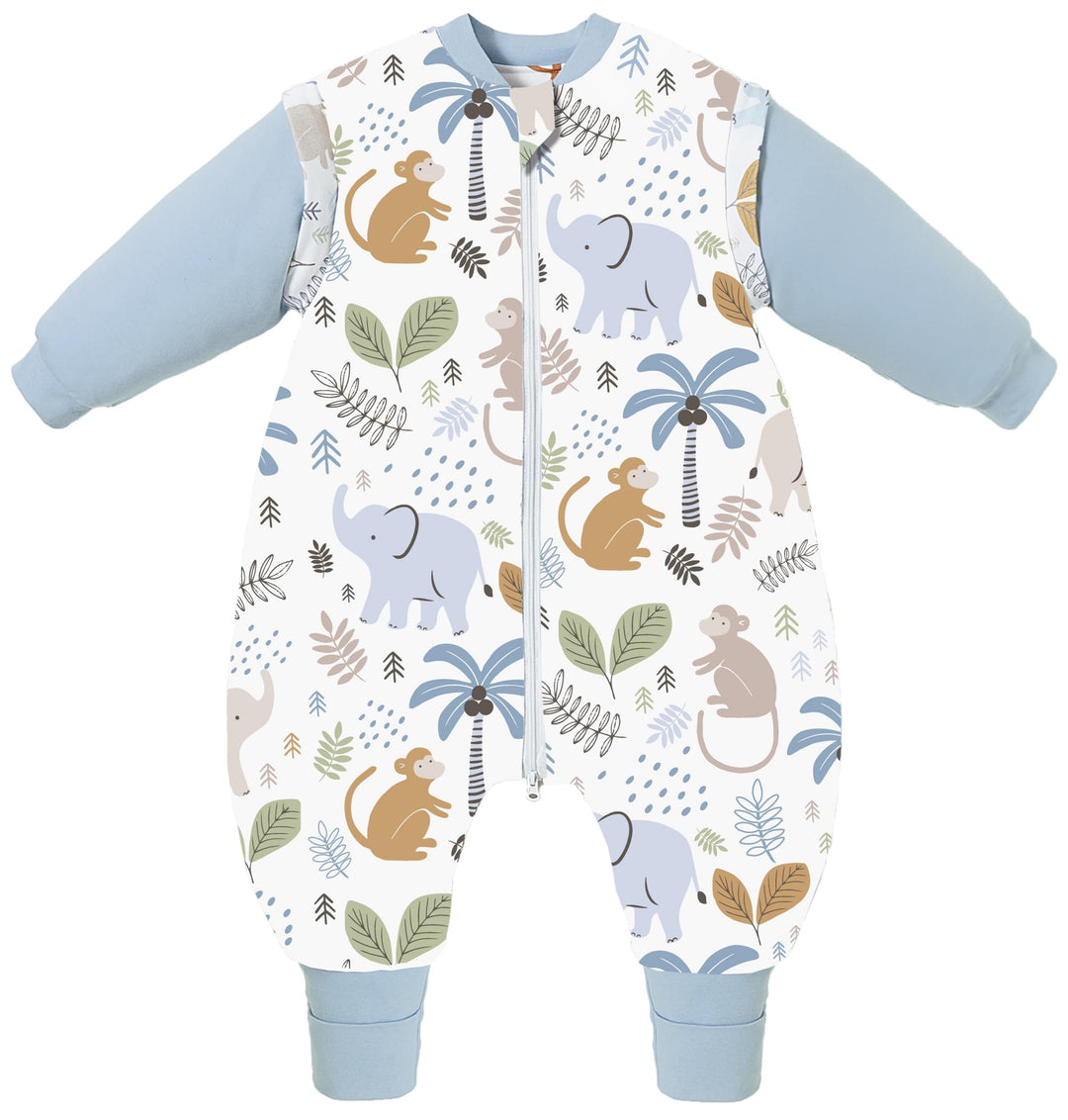 Chilsuessy Baby Winterschlafsack Schlafsack mit Füssen Warm Kinder Ganzjahres Winter Schlafsack Schl