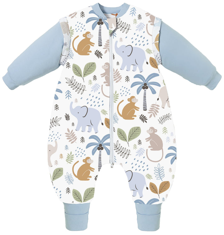 Chilsuessy Baby Winterschlafsack Schlafsack mit Füssen Warm Kinder Ganzjahres Winter Schlafsack Schl