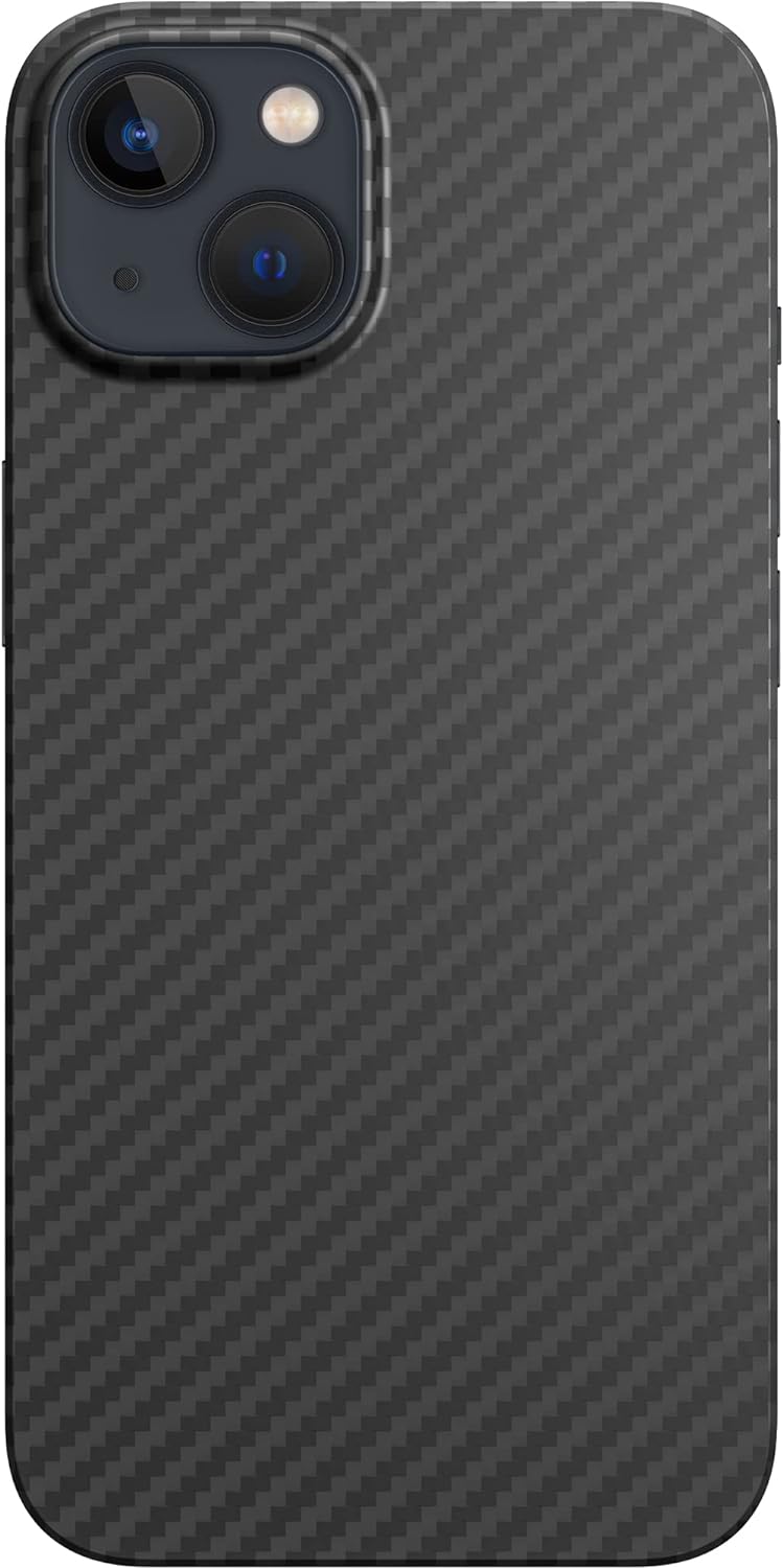 Black Rock - Hülle Carbonhülle Case Ultra Dünn Passend für Apple iPhone 14 | Aramid Handyhülle, Fibe