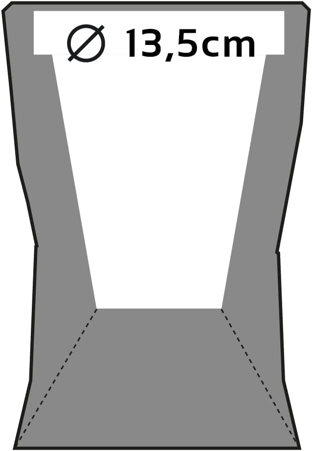 concrette Blumentopf Blumenkübel Zement-Pflanzkübel Übertopf aus Beton Apollo Ø 14 cm | 17 Farben Ø
