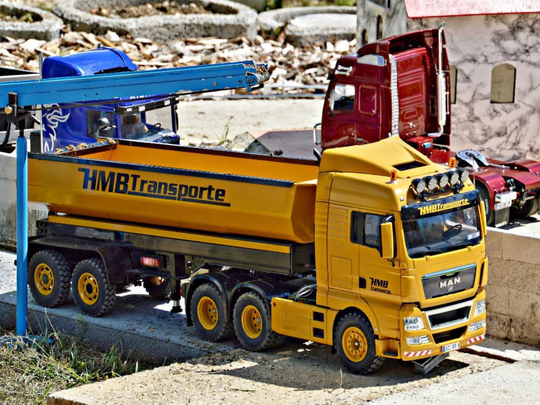 CALVENDO Puzzle Man LKW gelb 1000 Teile Lege-Grösse 64 x 48 cm Foto-Puzzle Bild von Günther Geiger
