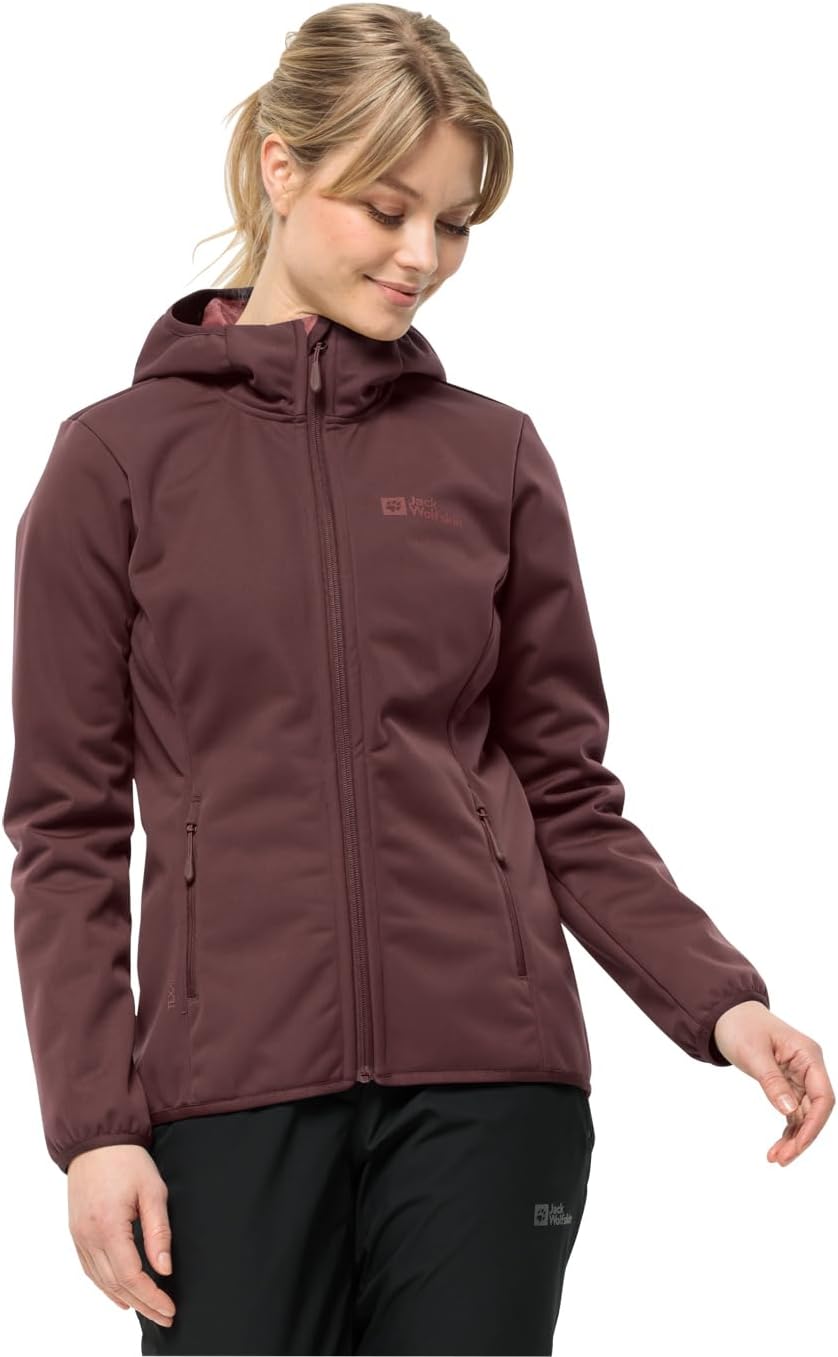 Jack Wolfskin Damen Windhain Hoody W Softshelljacke XS midnight sky, XS midnight sky