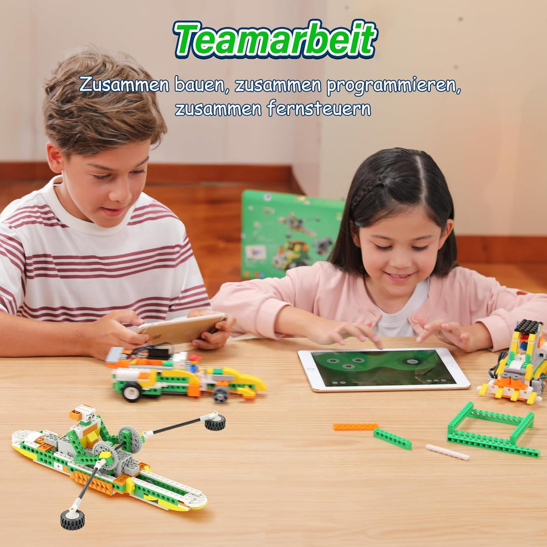 Robot Q, 20-in-1 Programmierbarer Spielzeug für Kinder, STEM Spielzeug zum Programmieren und Lernen