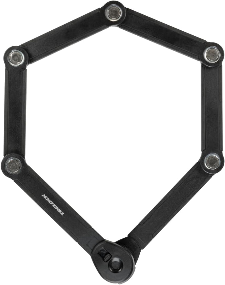 TRELOCK FS 580/90 TORO Faltschloss – Länge 90 cm – Sicherheitsstufe 15 – inkl. X-Press Halter – Fach