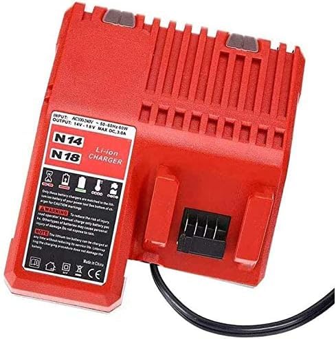 Ersatz Ladegerät für Milwaukee M18-18V M12, M18, 48-59-1806, 48-59-1840, Batterie Ladegerät Werkzeug