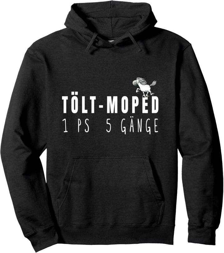 Islandpferd 1PS 5 Gänge Lustige Pferde Sprüche I Isländer Pullover Hoodie
