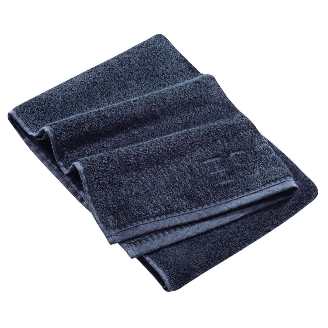 ESPRIT Handtücher Modern Solid Navy Blue - 488 Navy Blue - 488 Badetuch 100x150 cm, Navy Blue - 488