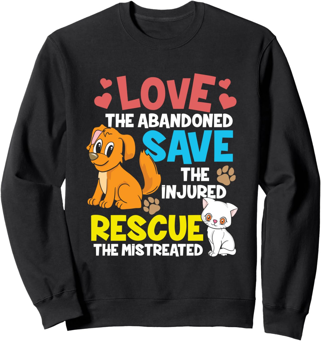 Haustier - Love Save Rescue Sweatshirt