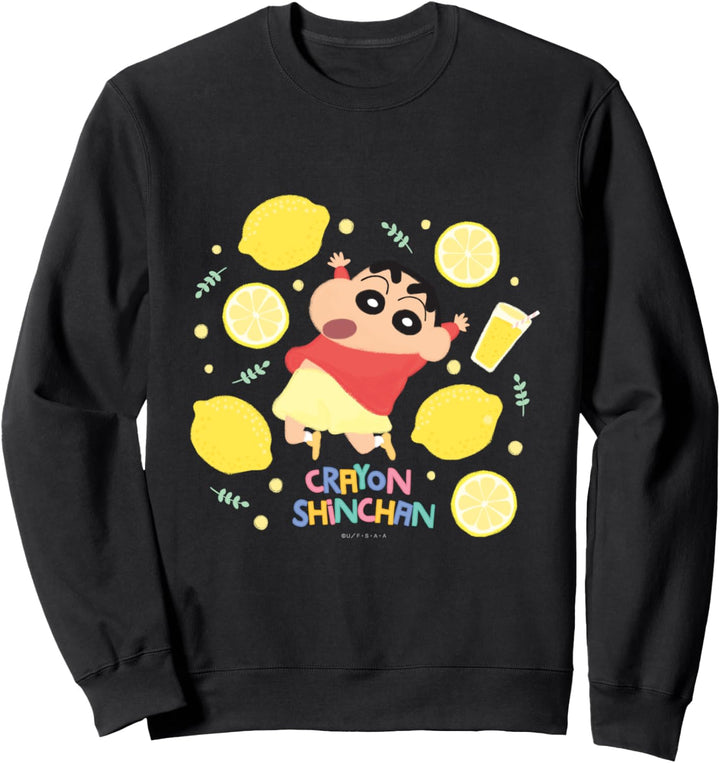 Crayon Shin-chan Viele Zitronen! Wachsmalstift berühren Sweatshirt
