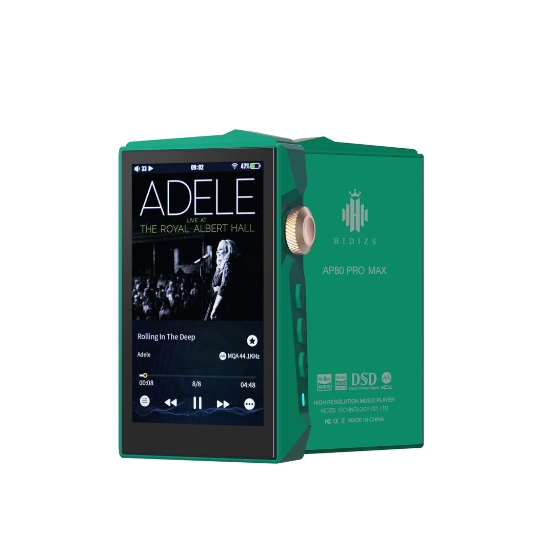 Hidizs AP80 PRO MAX MP3 Player mit Bluetooth WLAN, Hi-Res Streaming DLNA und AirPlay Wireless, Zwei