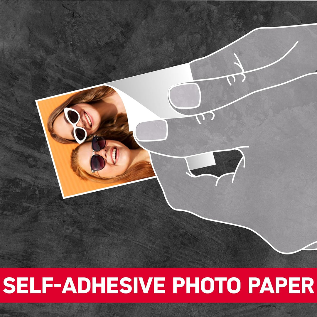 AGFA Photo Mini P.2 – Tragbarer Zink-Drucker für Sofortbilder – Einfach und schnell drucken – 75 × 5