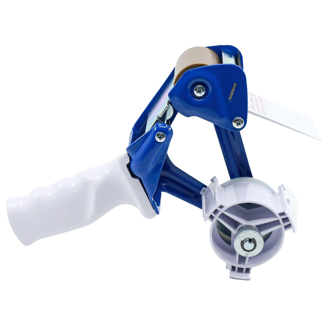 KLEBASTO Paketbandabroller | Profi-Ausführung mit Metallrahmen | Klebebandabroller für Paketklebeban