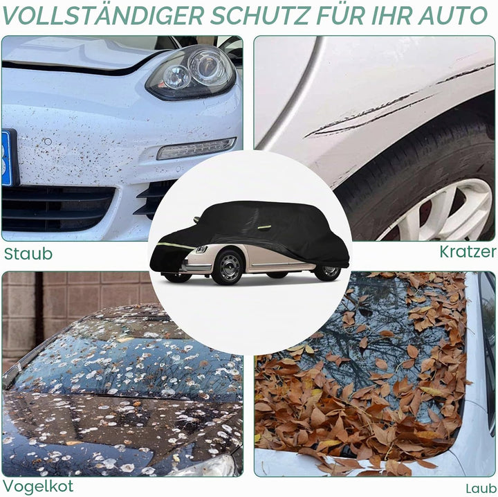 Autoabdeckung Vollgarage Ersatz für VW Beetle 1960-1980,Anti-Scratch Staub Wetterfeste UV Schutz Aut