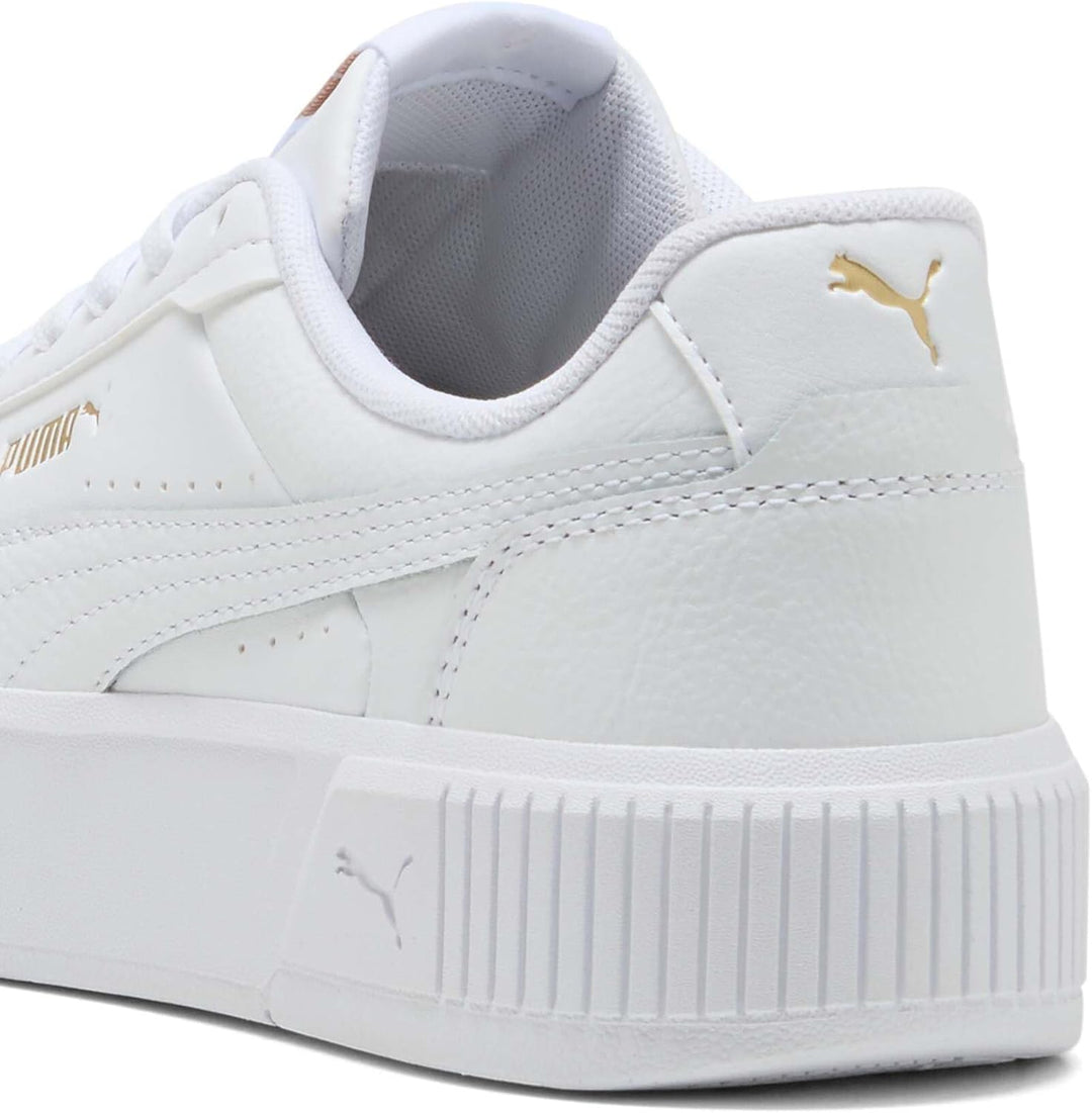 Puma Damen Carina Mia White Black Schuhe 41 EU Puma Weisses Puma Gold, 41 EU Puma Weisses Puma Gold