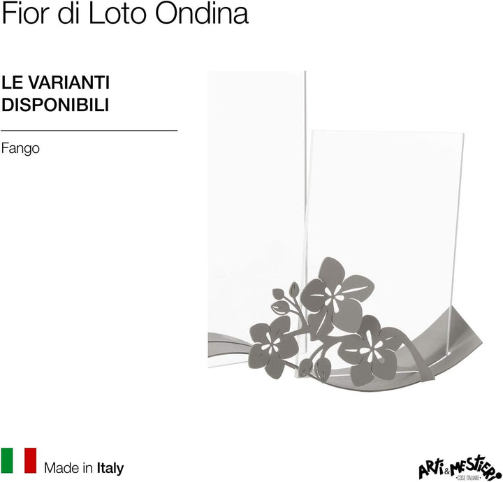 ARTI E MESTIERI Fotorahmen elegant Schlamm Fior di Lotus Ondina
