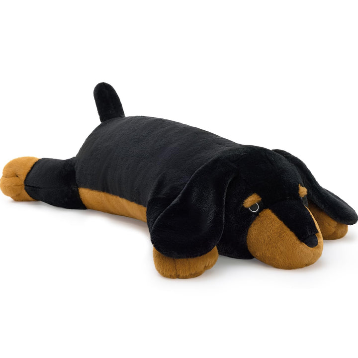 MorisMos 100cm lang dackel Hund Kuscheltier XXL, gross Plüschhund stofftier plüschtier, Kinder Gesch