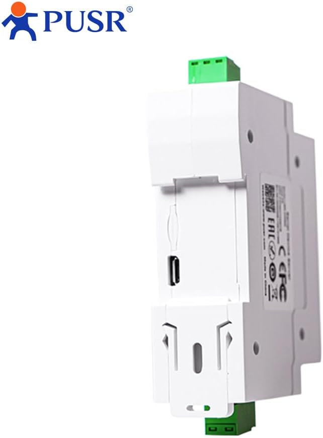 PUSR DIN-Schiene RS485 zu Ethernet Konverter Modbus RTU zu TCP Modbus Gateway überträgt Daten transp