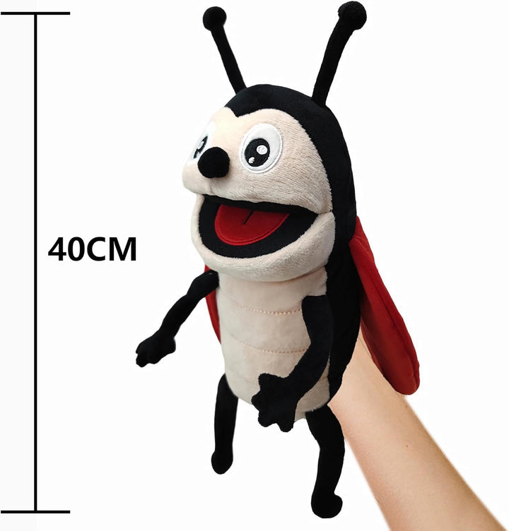 Insekten-Handpuppen für Kinder, Kleinkinder, inklusive Bienen, Schmetterlingen, Libellen usw. mit be