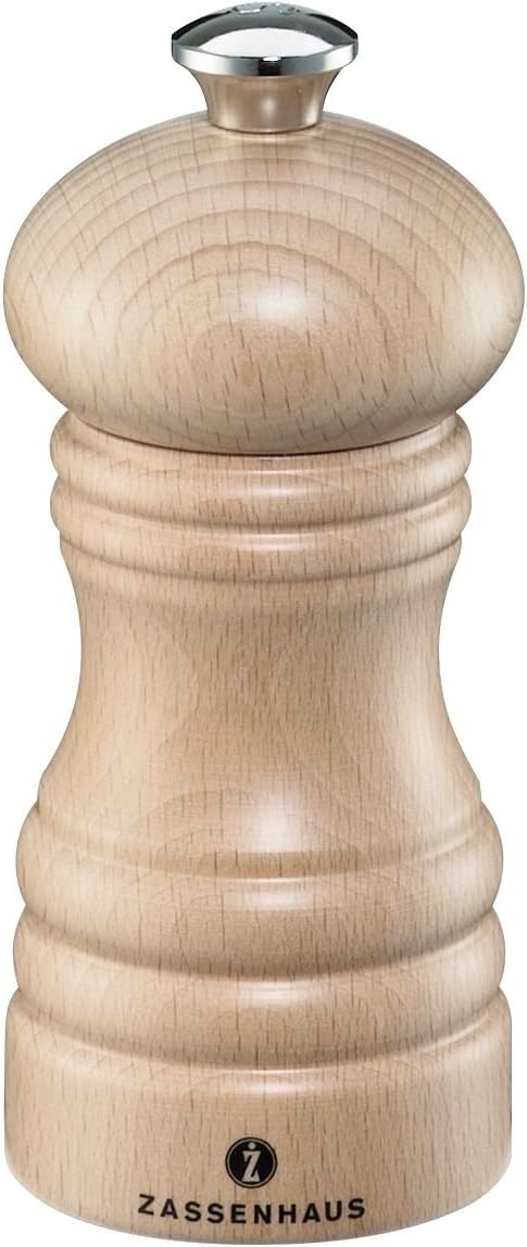 Zassenhaus Berlin Pfeffermühle, Holz, natur, 12 cm Natur 12 cm, Natur 12 cm