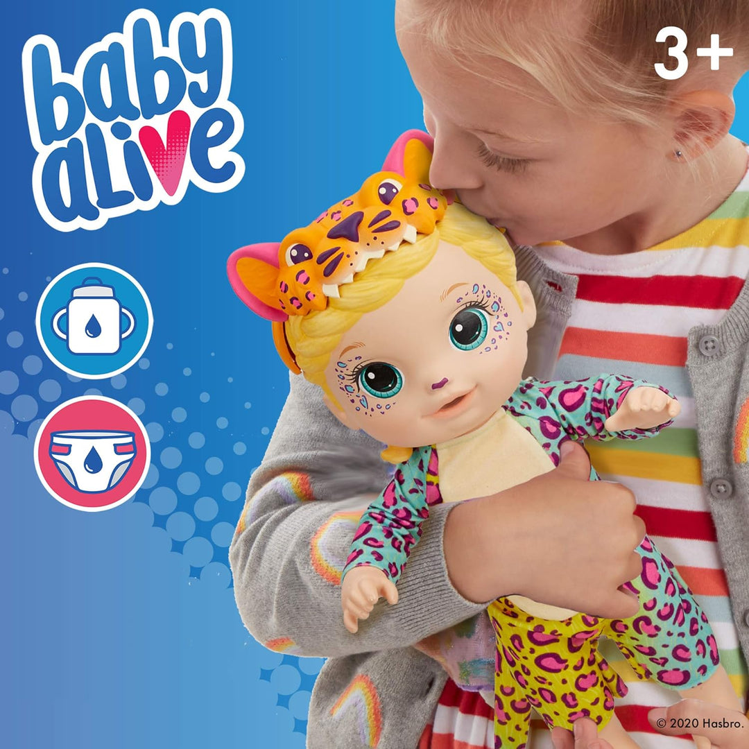 Baby Alive F1231FF2 BA Rainbow Wildcats Leopard
