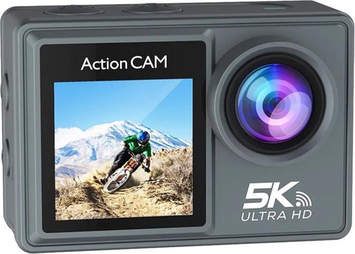 Lipa AT-M40R 5K Action Kamera IPS Wifi - Action Kamera wasserdicht - IMX Sensor - 21 Zubehör- 5K Auf