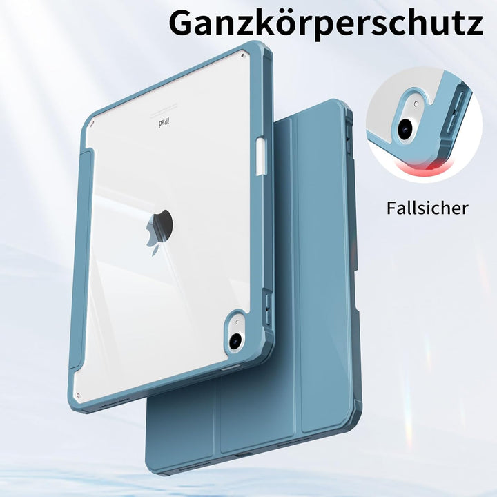 Hülle für iPad 10. Generation 2022 10,9 Zoll/iPad 11 (A16) 2025 Schutzhülle mit Stifthalter, Stossfe