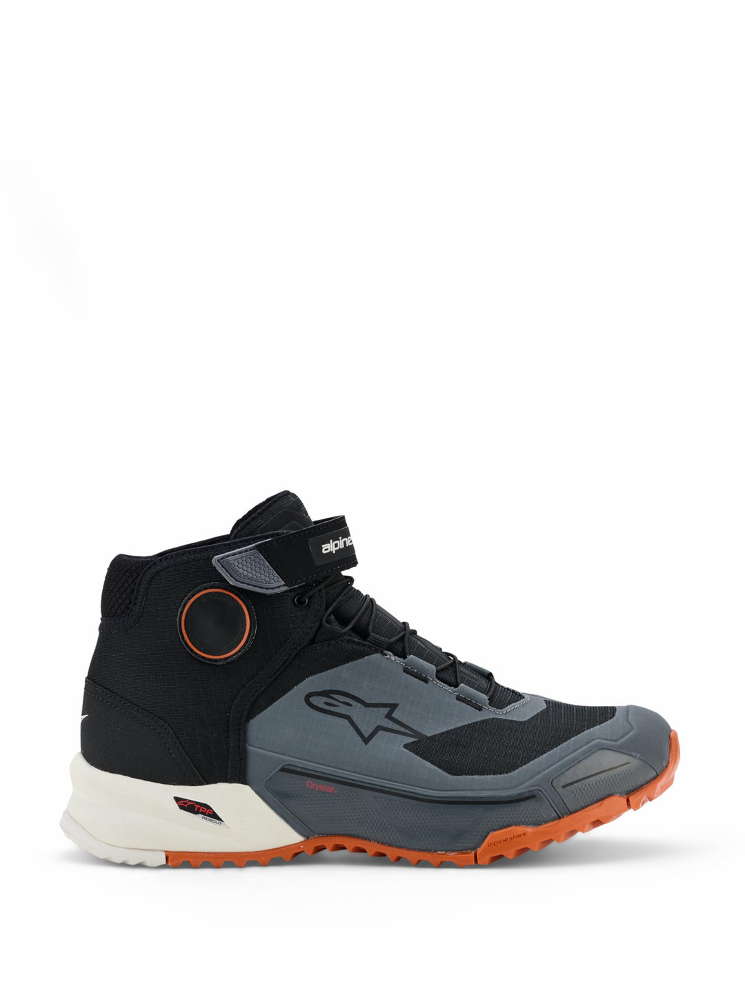 Alpinestars Unisex Motorradsc Motorradstiefel 46 EU Grau Schwarz Orange, 46 EU Grau Schwarz Orange