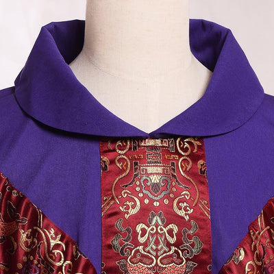 BLESSUME Priester Messgewand katholisch Stickerei Lila Kirche Vater Masse Robe Unisex, One Size Lila