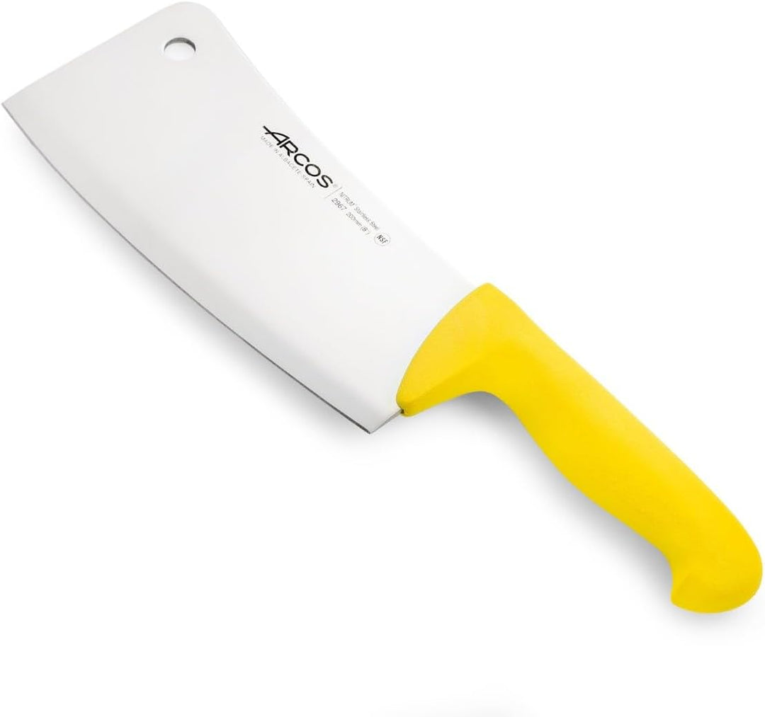 Arcos Serie 2900 - Hackmesser Metzgermesser - Klinge Nitrum Edelstahl 200 mm - HandGriff Polypropyle