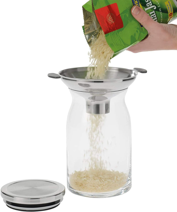 Westmark Einmach-/Marmeladentrichter mit langem Einfüllstutzen, Einfüllstutzen-Durchmesser: 3,8 cm (