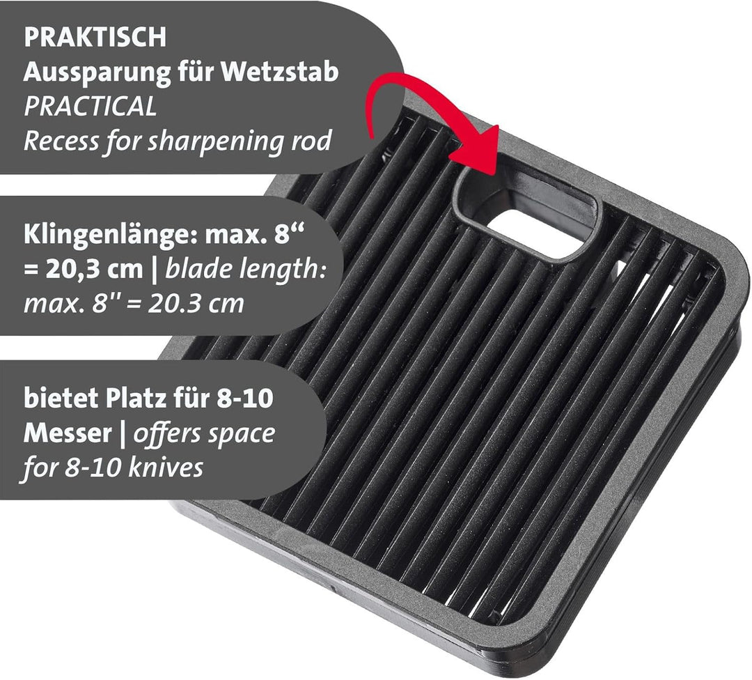 Westmark Messerblock – Messerhalter aus Holz, stabile Halterung für Küchenmesser, pflegeleichter Mes