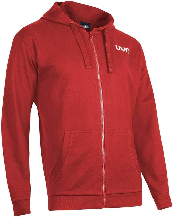 UYN Unisex Uynner Club Hyper Full Zip Sweatshirt Unisex Sweatshirt XS Pompeian Red, XS Pompeian Red