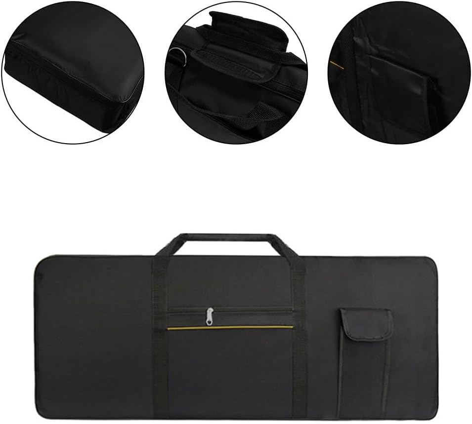 Custodia per tastiera elettronica a 61 tasti, in Tessuto Oxford 420D, borsa per pianoforte professio
