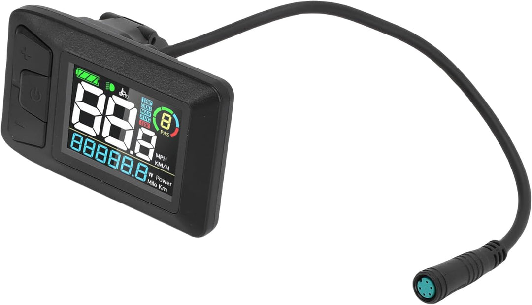 Farb-LCD-Display für BBS01/BBS02B/G340/G320/M300/M400/M620 Mittelmotoren – Wasserdichtes E-Bike-Bedi