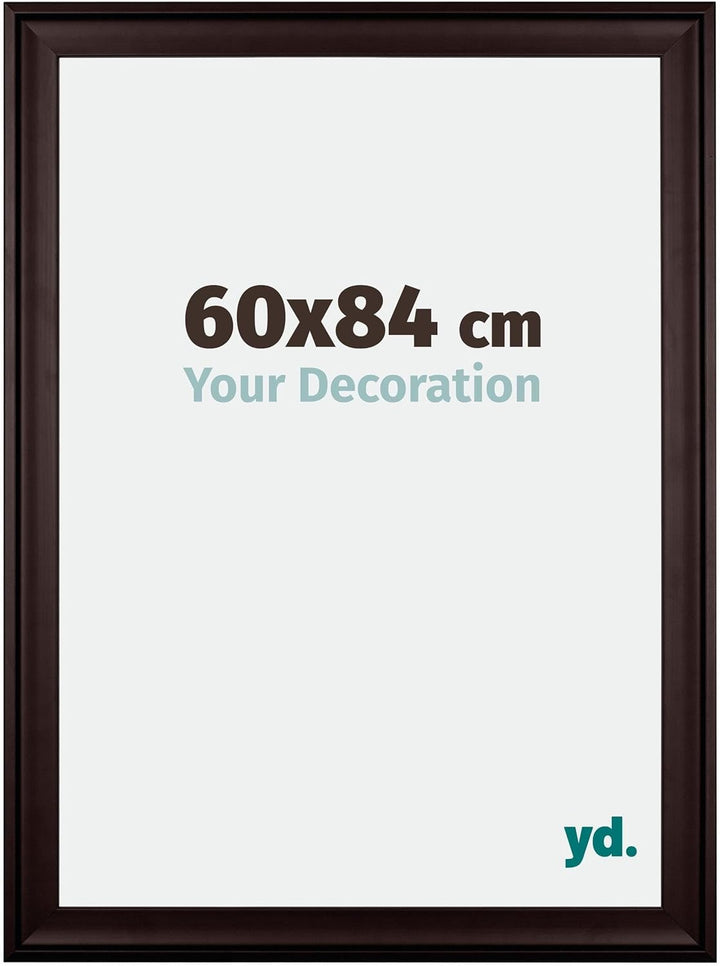 yd. Your Decoration - Bilderrahmen 60x84 cm - Bilderrahmen aus Holz mit Acrylglas - Antireflex - Aus