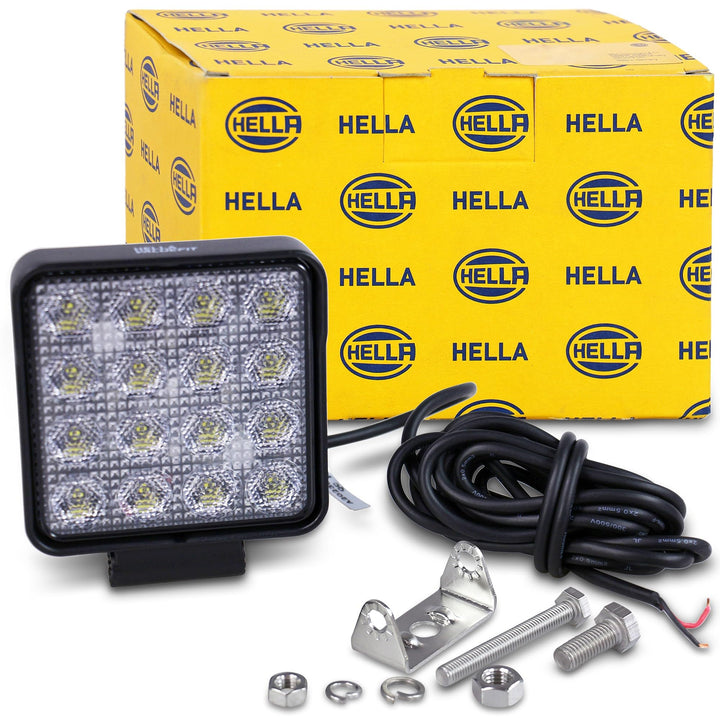 HELLA - LED-Arbeitsscheinwerfer - Valuefit S2500 - 12/24V - 2500lm - geschraubt/Anbau - schwenkbarer