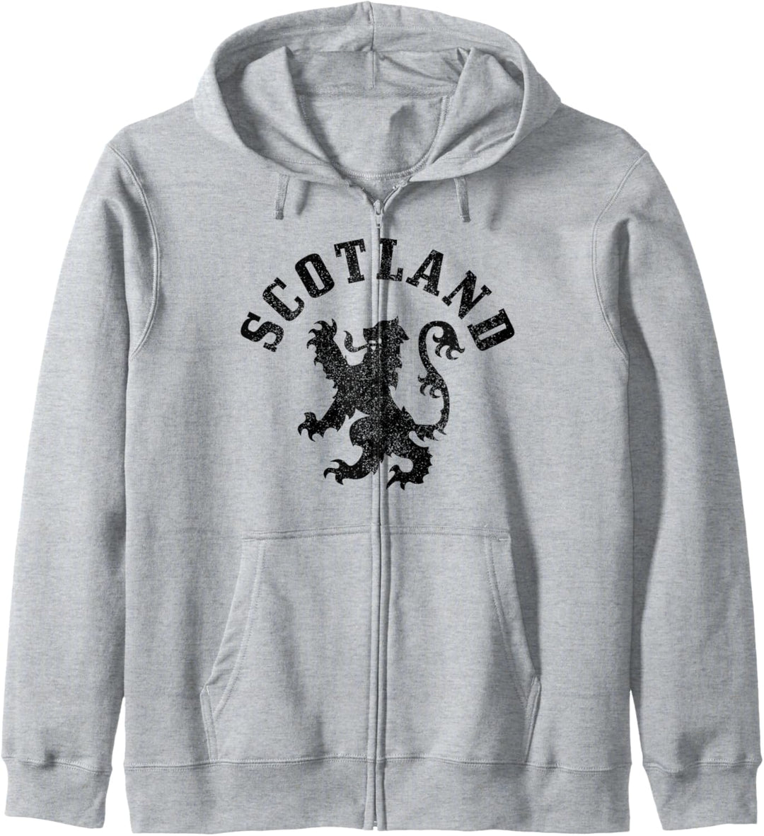 Schottland Vintage Wappen Löwe Schottisch Geschenk Kapuzenjacke